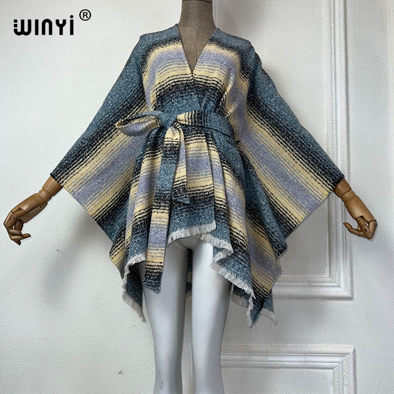 Street Fashion Kimono - WINYI jaket musim dingin wanita Retro