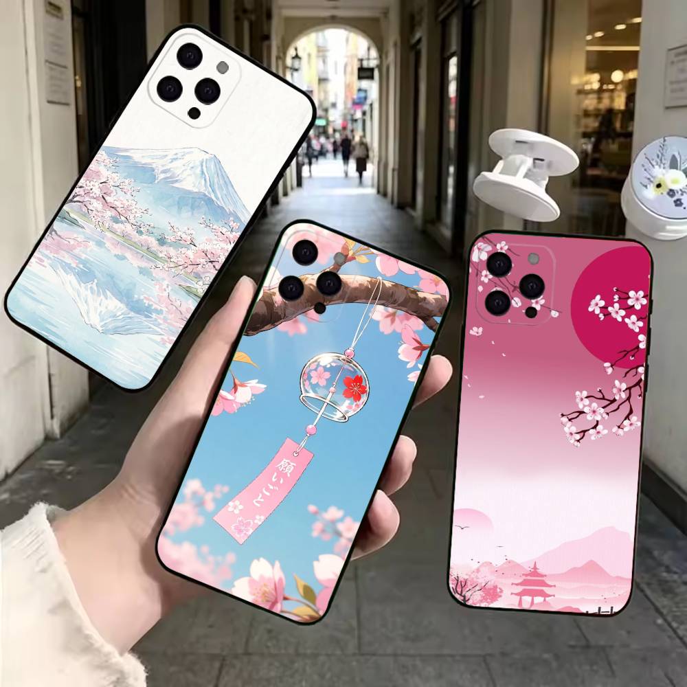 Street Fashion Quotes - Casing Ponsel Lembut Hitam Bergaya Kartun