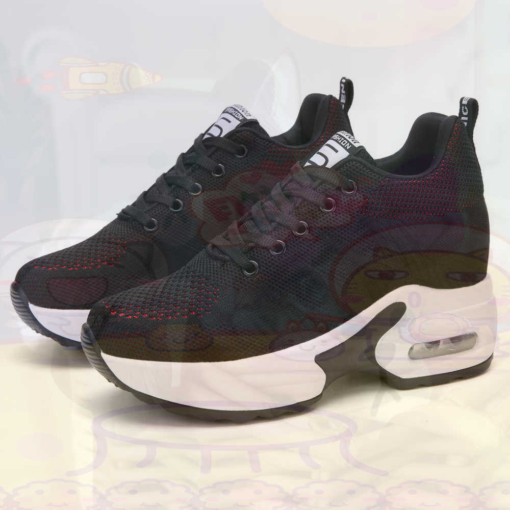 Street Fashion Model - Merah Ukuran 36 Sepatu Wanita Tenis