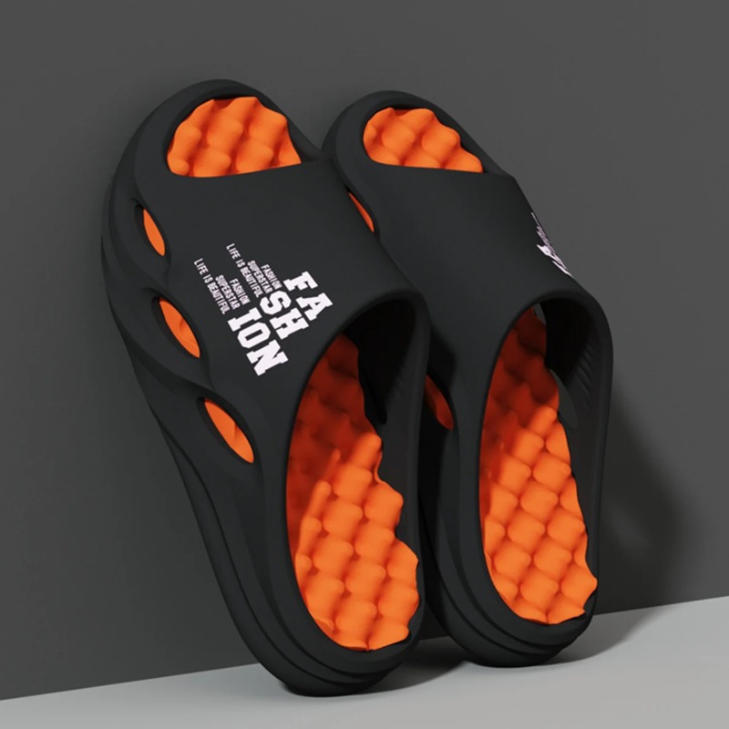Street Fashion Style Male - Sandal Pijat Pria untuk Dalam/Luar Ruangan,