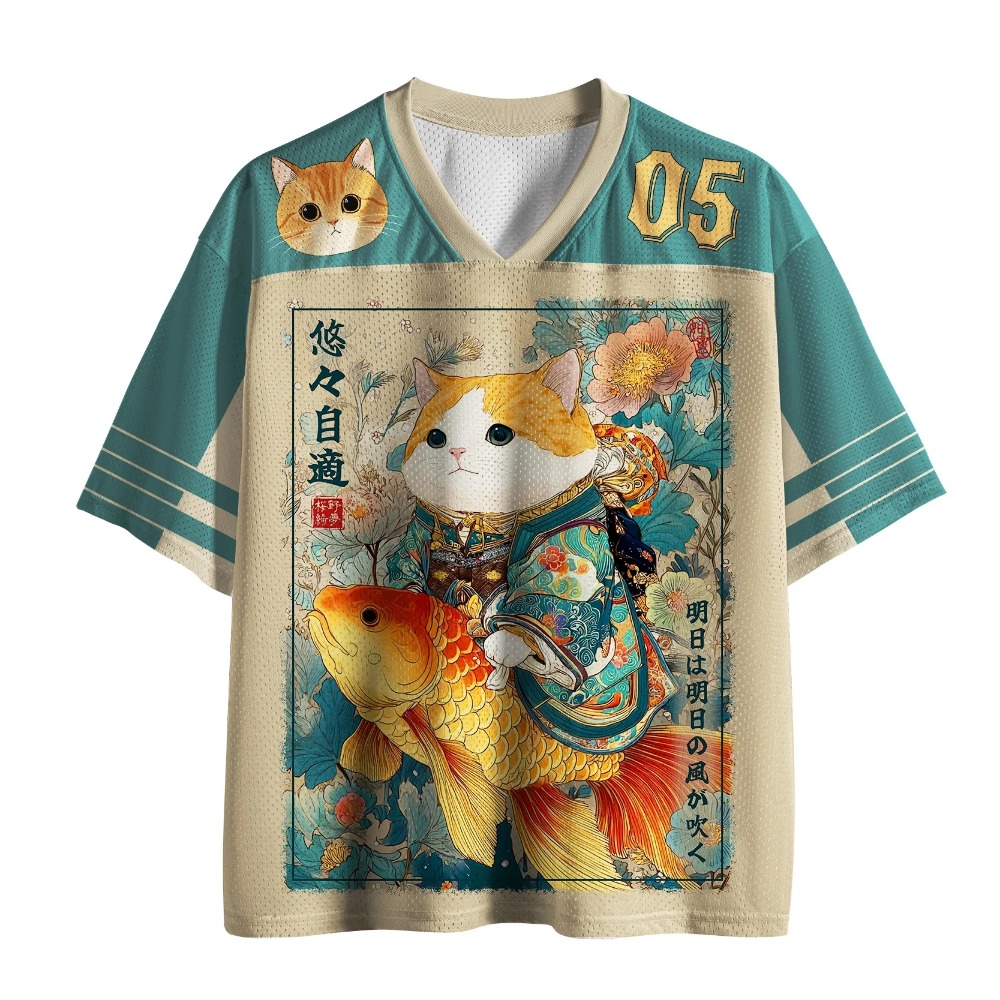 Street Fashion In Japanese - Kaus Kerah V Pria Cepat Kering