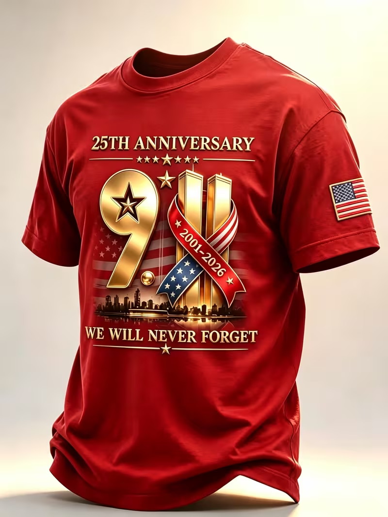 Street Fashion Usa - Kaos Ulang Tahun 25 Tahun 911
