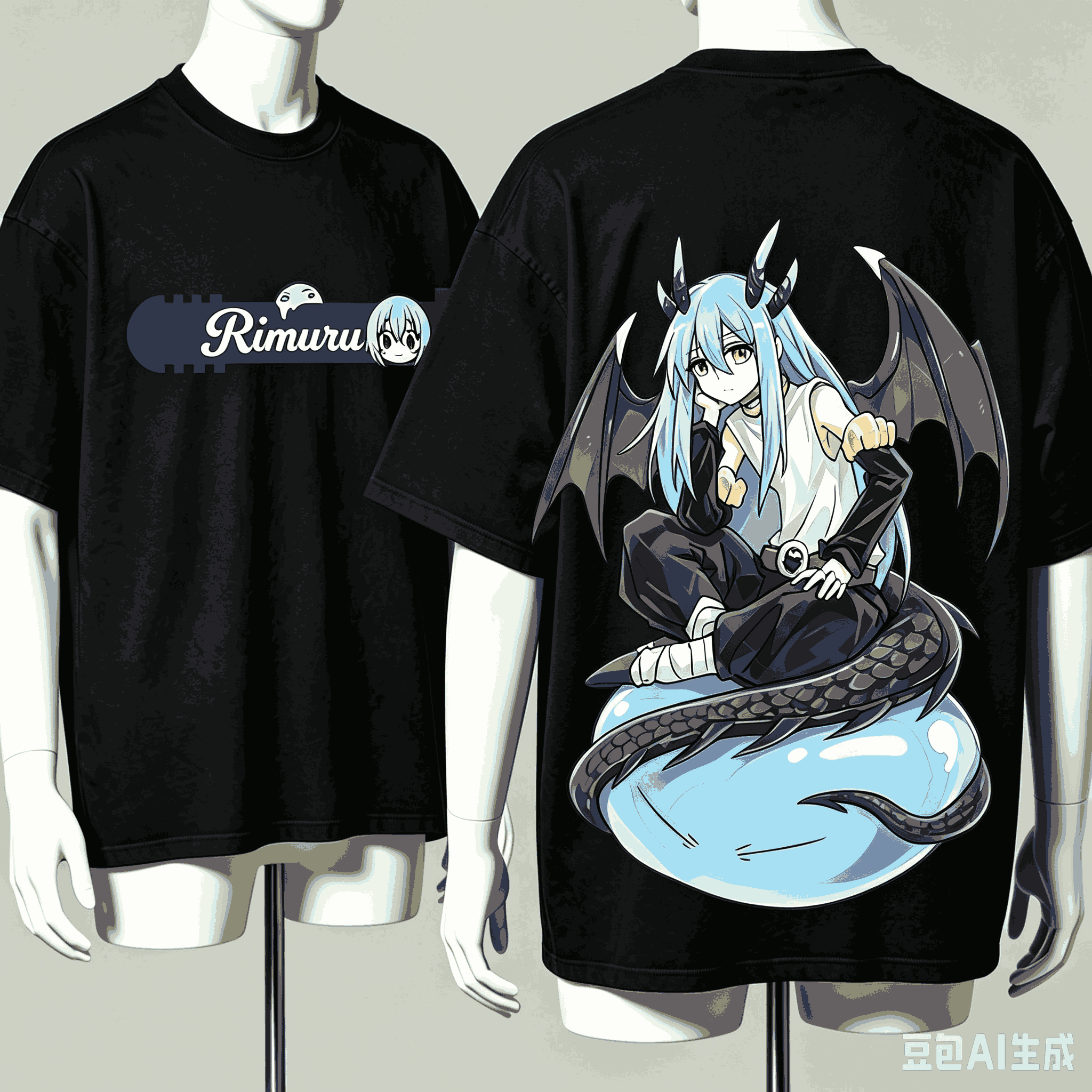 Street Fashion Model - Kaus Pecinta Anime Slime Rimuru Katun
