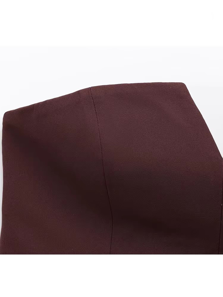 TFMLN Atasan Crop Tanpa Tali W - Street Fashion Trends 2025 ulasan dan harga