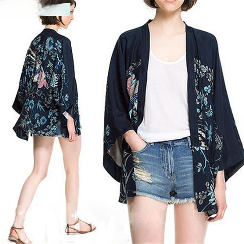 Kardigan Kimono Sutra Wanita G - Street Fashion Kimono ulasan dan harga