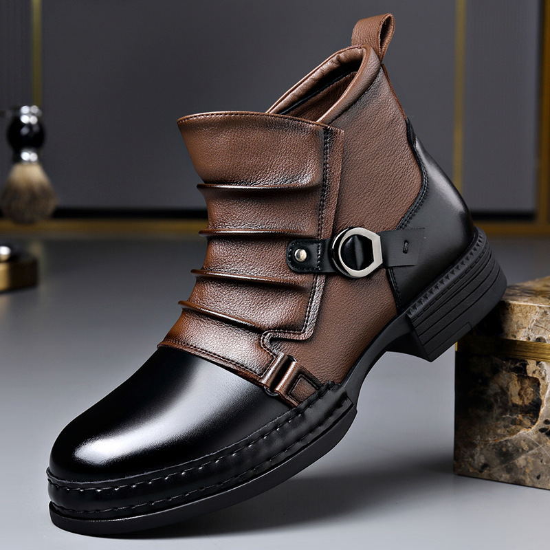 Sepatu Bot Pergelangan Kaki Re - Street Fashion Style Male ulasan dan harga