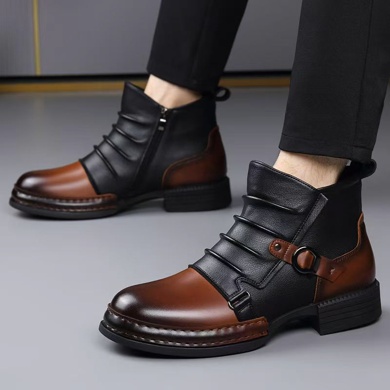 Sepatu Bot Pergelangan Kaki Re - Street Fashion Style Male ulasan dan harga