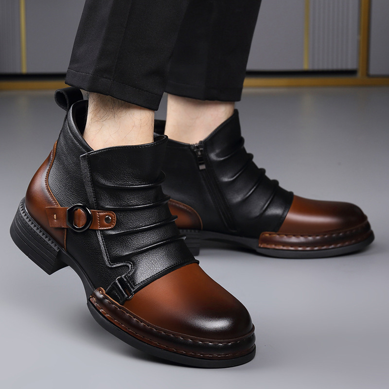 Sepatu Bot Pergelangan Kaki Re - Street Fashion Style Male ulasan dan harga