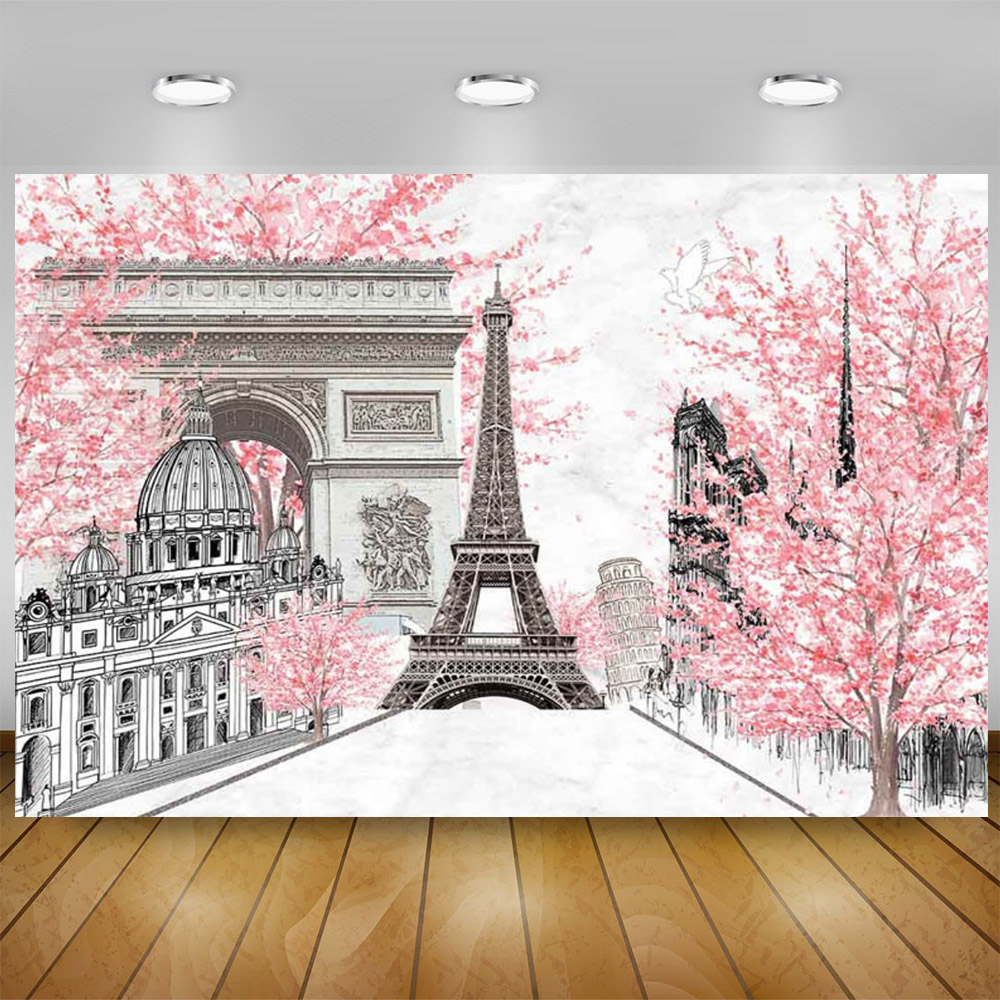 Mode Pink Paris Menara Eiffel  - Street Fashion Events ulasan dan harga