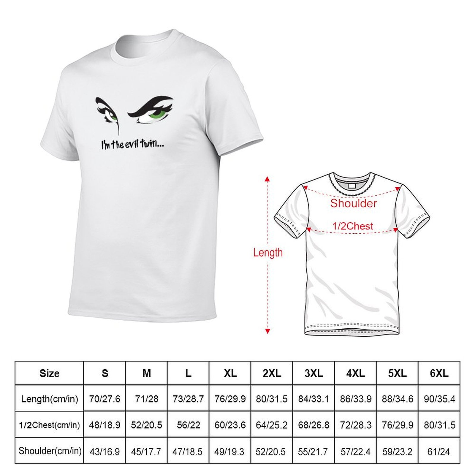 I'm The Evil Twin Funny Twins  - Street Fashion Quotes ulasan dan harga