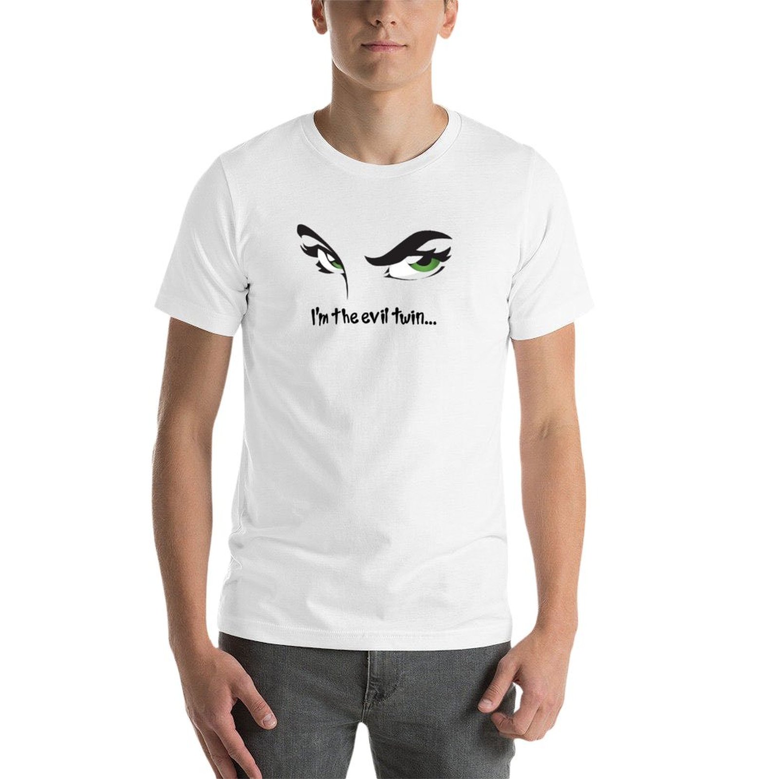 I'm The Evil Twin Funny Twins  - Street Fashion Quotes ulasan dan harga