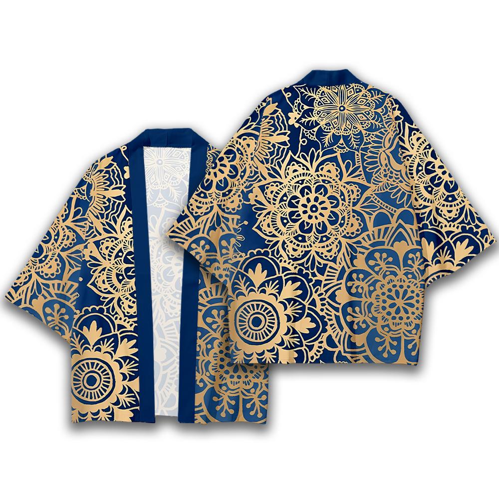 Kimono Gaya Jepang Pola Bunga  - Street Fashion Kimono ulasan dan harga