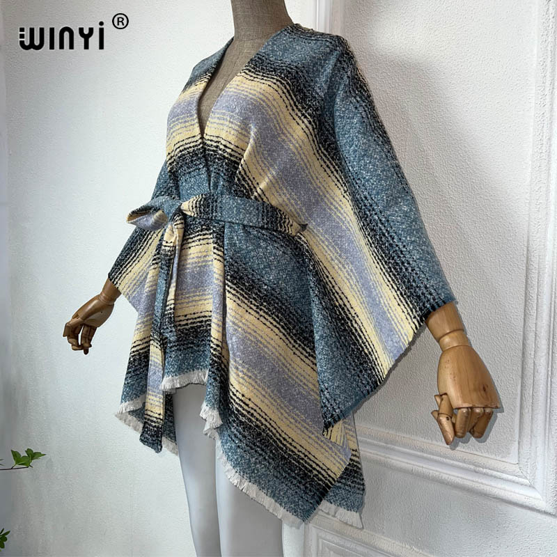 WINYI jaket musim dingin wanit - Street Fashion Kimono ulasan dan harga