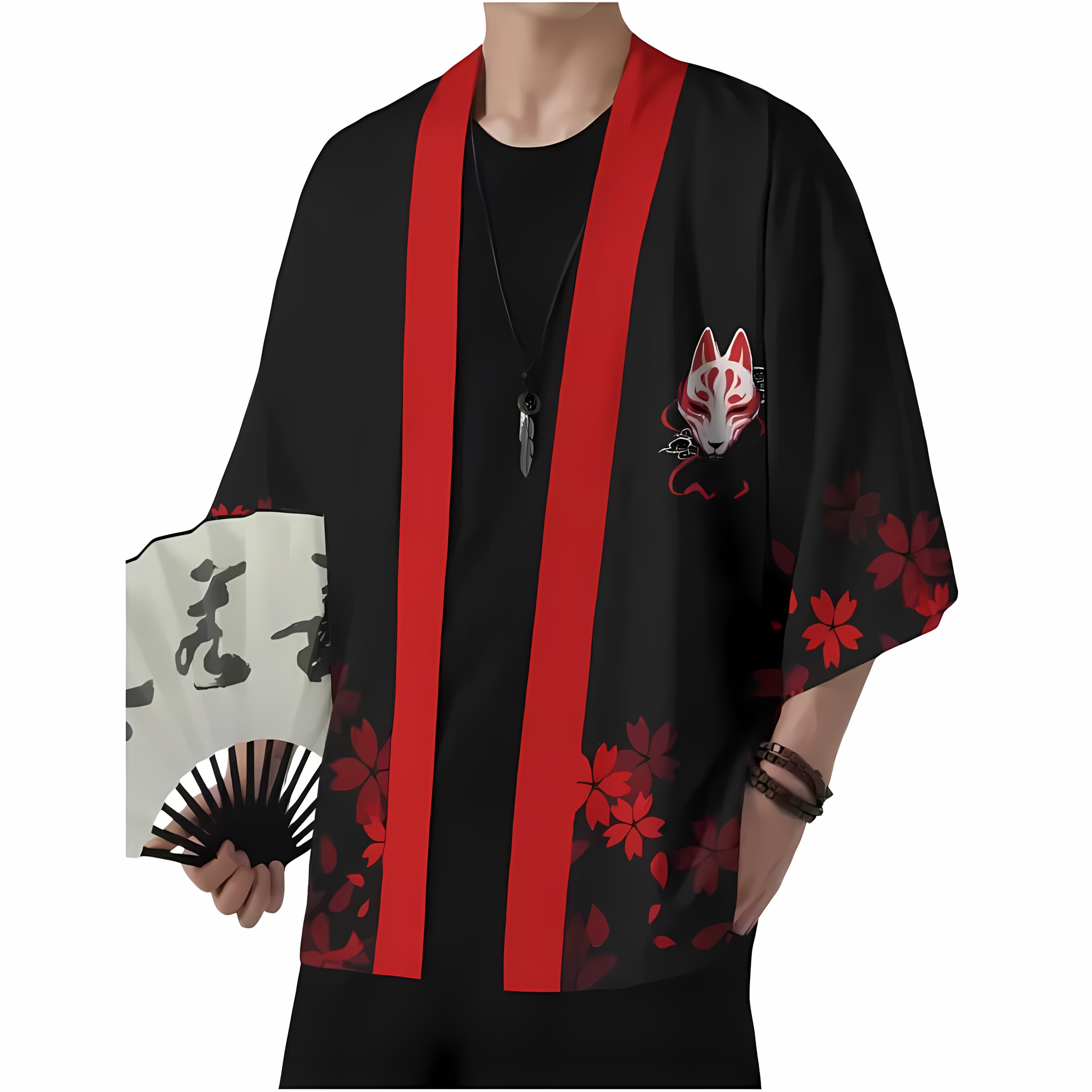 Kimono Pria Gaya Baru Musim Pa - Street Fashion Kimono ulasan dan harga