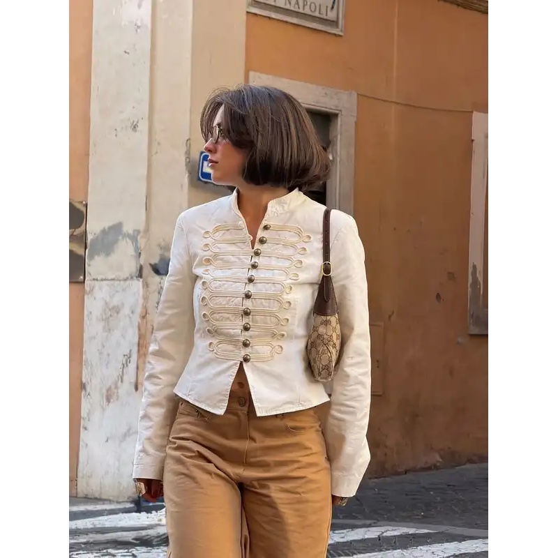 Jaket Kerah Tegak Minimalis Pu - Street Fashion Events ulasan dan harga