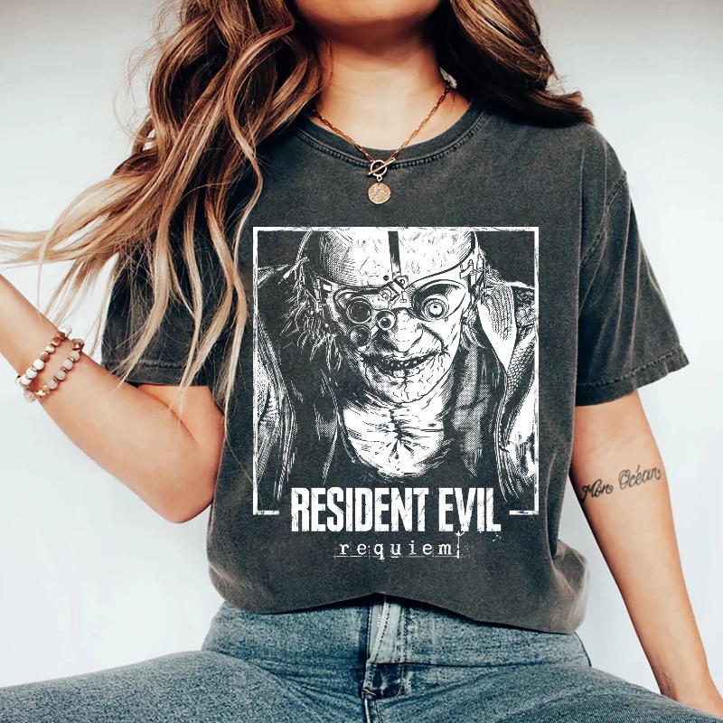 Kaus Retro Resident Evil 9 Req - Street Fashion Style Male ulasan dan harga