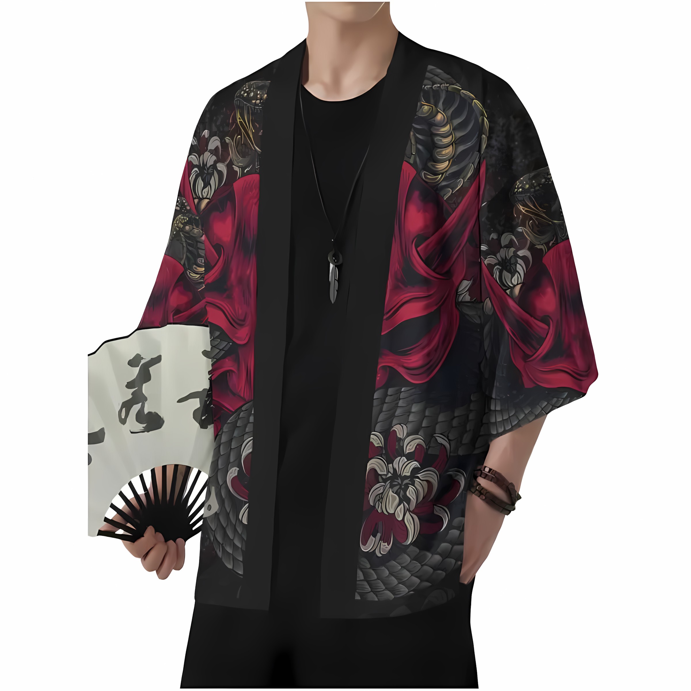 Kimono Pria Musim Panas 2026 d - Street Fashion Kimono ulasan dan harga