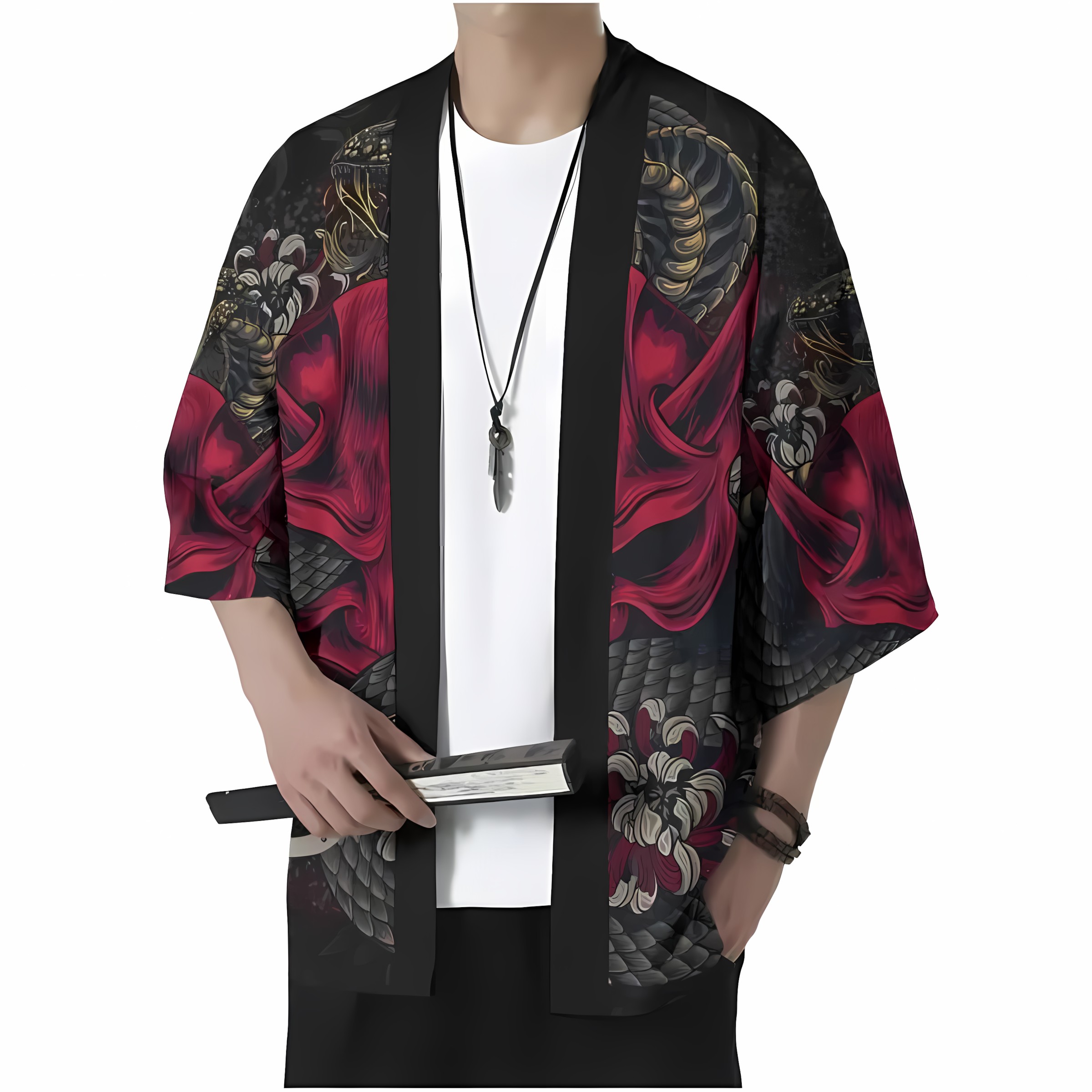 Kimono Pria Musim Panas 2026 d - Street Fashion Kimono ulasan dan harga