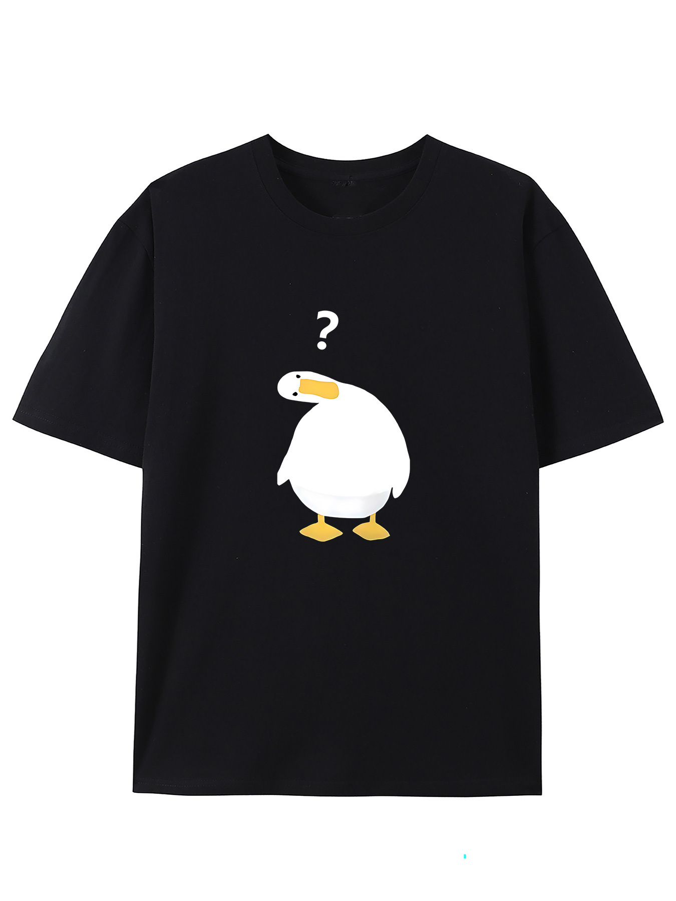 Crooked Duck Round Neck Model  - Street Fashion Model ulasan dan harga
