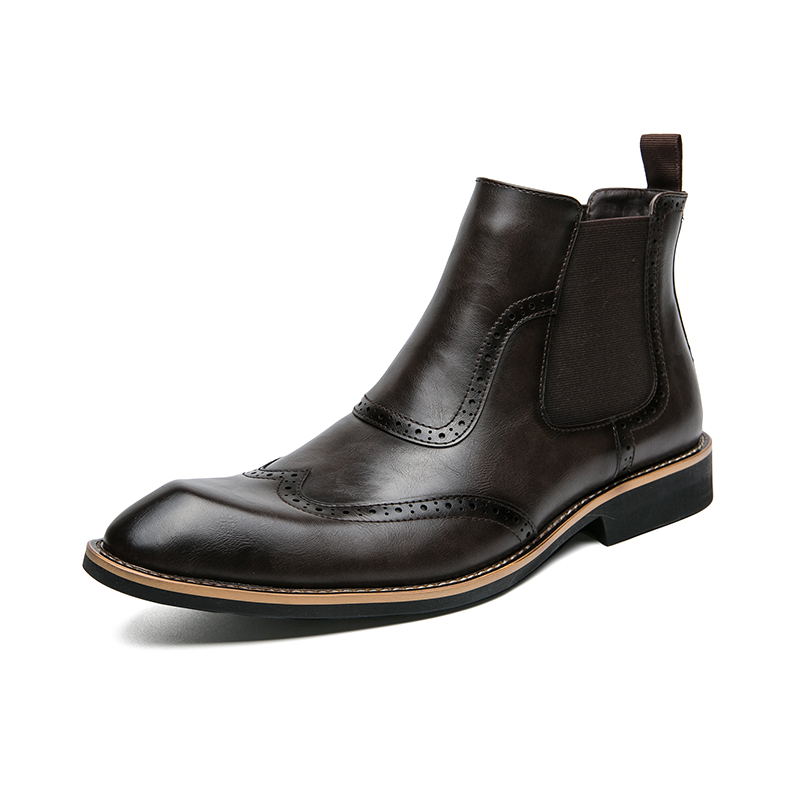 Sepatu bot kulit lunak untuk p - Street Fashion Style Male ulasan dan harga