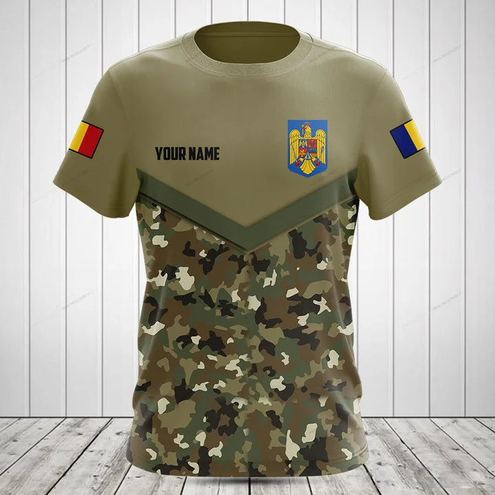 Kaos Grafis Bendera Rumania Hi - Street Fashion Usa ulasan dan harga