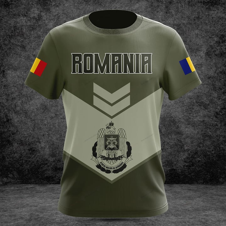 Kaos Grafis Bendera Rumania Hi - Street Fashion Usa ulasan dan harga