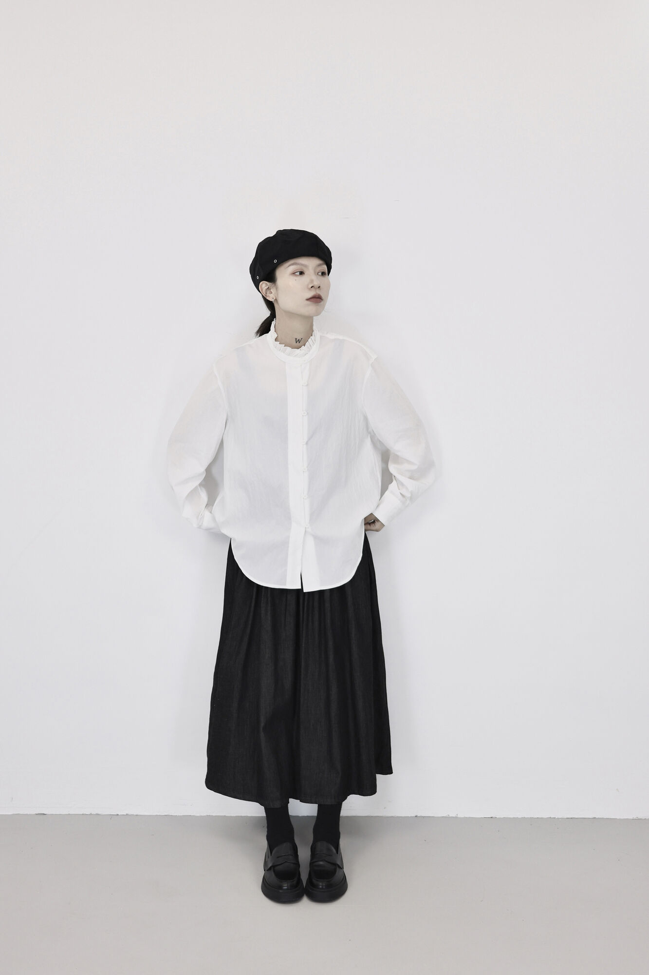 UMI MAO Yamamoto Kemeja Berkan - Street Fashion In Japanese ulasan dan harga