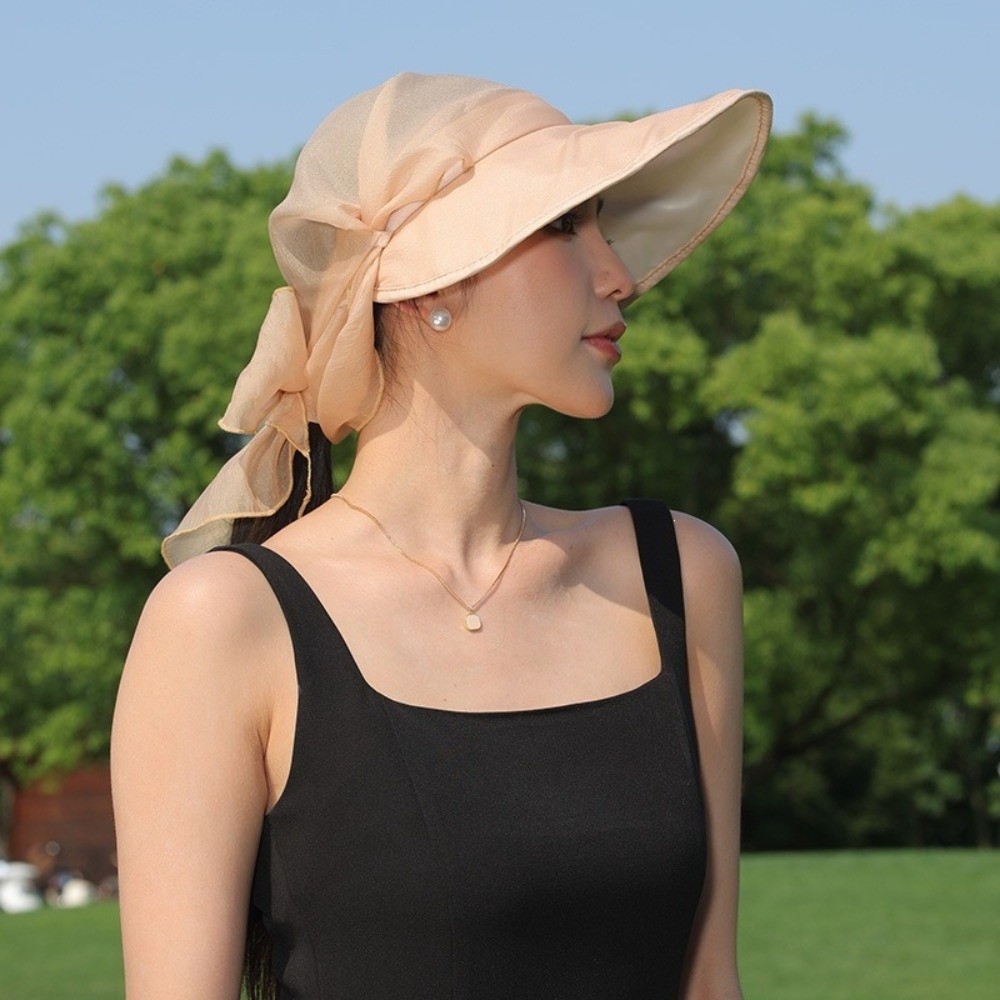 Topi Baseball Berhias Syal Gay - Street Fashion Korean Girl ulasan dan harga