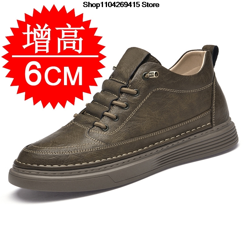Sepatu Oxford Pria Peninggi Ti - Street Fashion Style Male ulasan dan harga