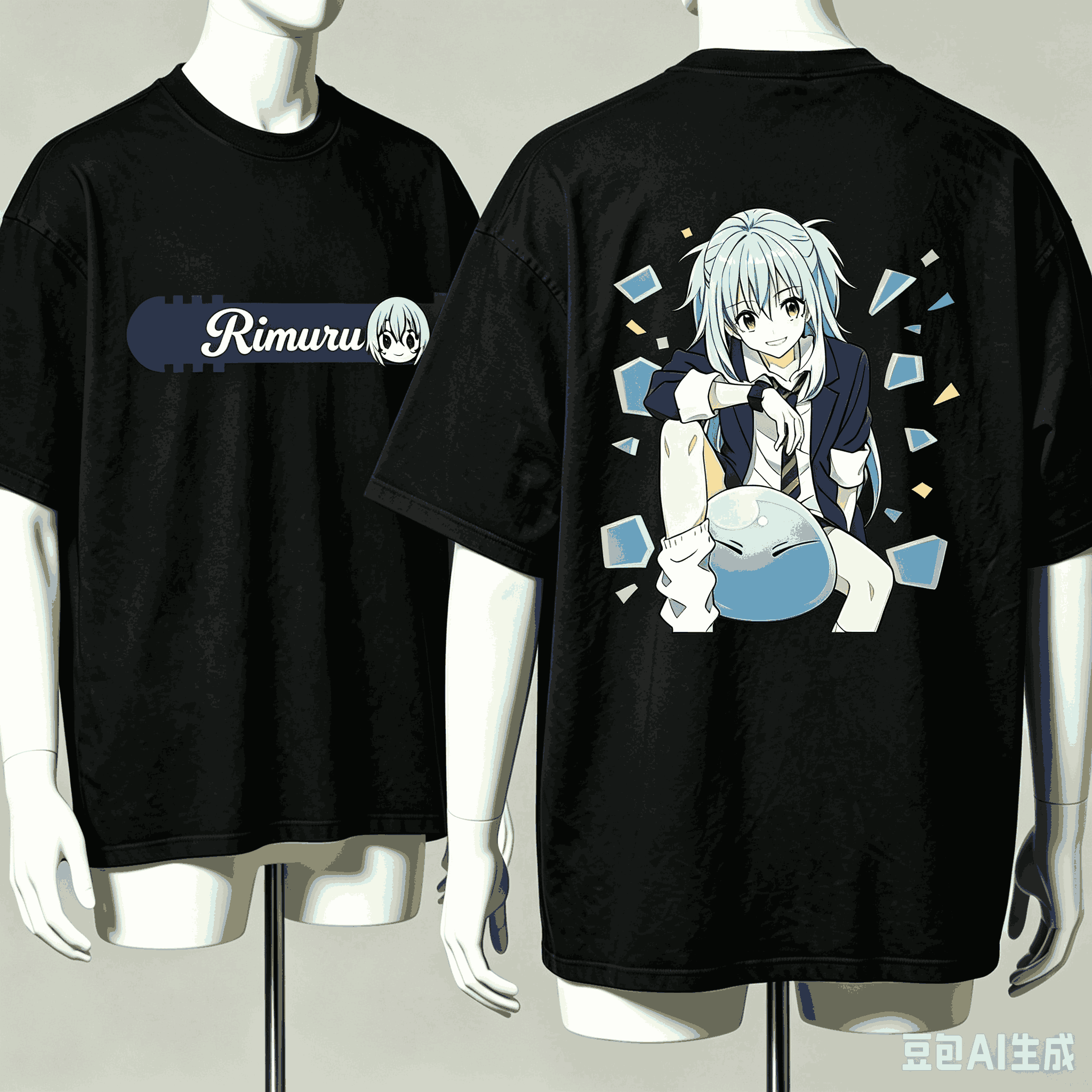 Kaus Pecinta Anime Slime Rimur - Street Fashion Model ulasan dan harga