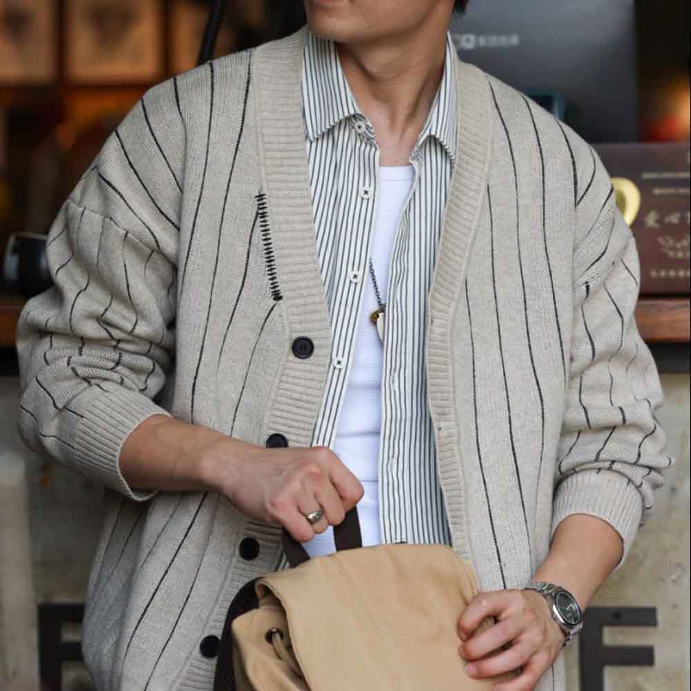 Kardigan Sweater Pria Lengan P - Street Fashion Trends 2025 ulasan dan harga