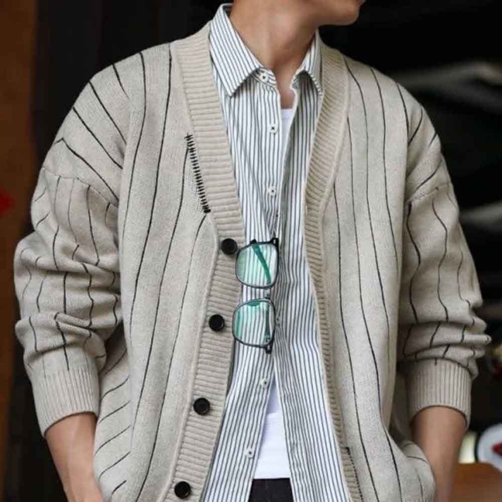 Kardigan Sweater Pria Lengan P - Street Fashion Trends 2025 ulasan dan harga