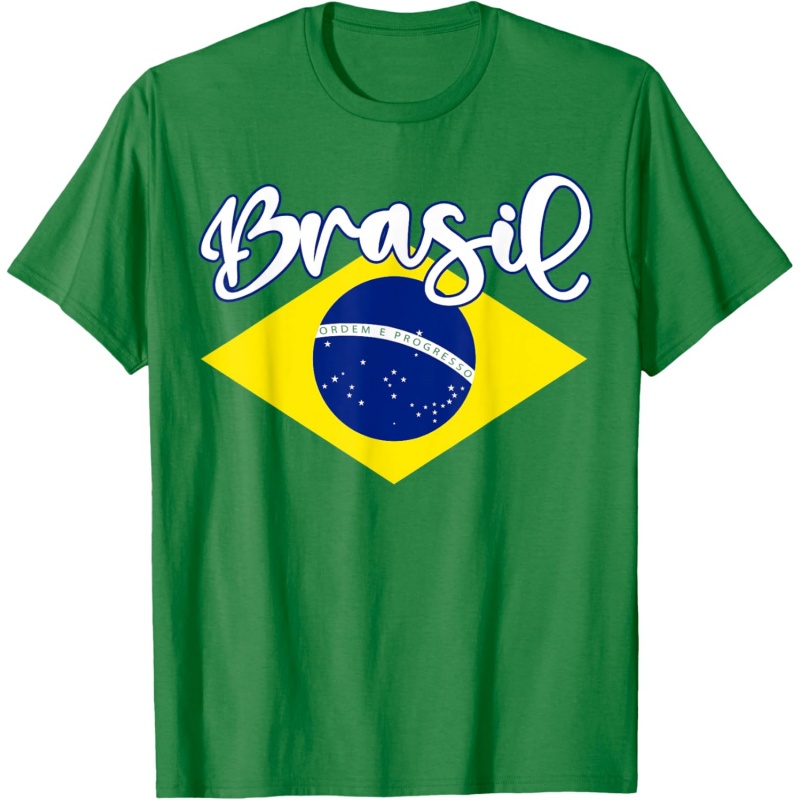 Kaus Musik Brasil Cetak 3D unt - Street Fashion Brazil ulasan dan harga