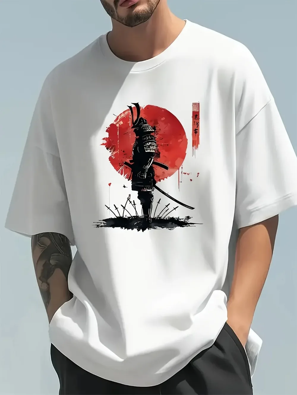 Fashiona Kaus Pria Cepat Kerin - Street Fashion In Japanese ulasan dan harga