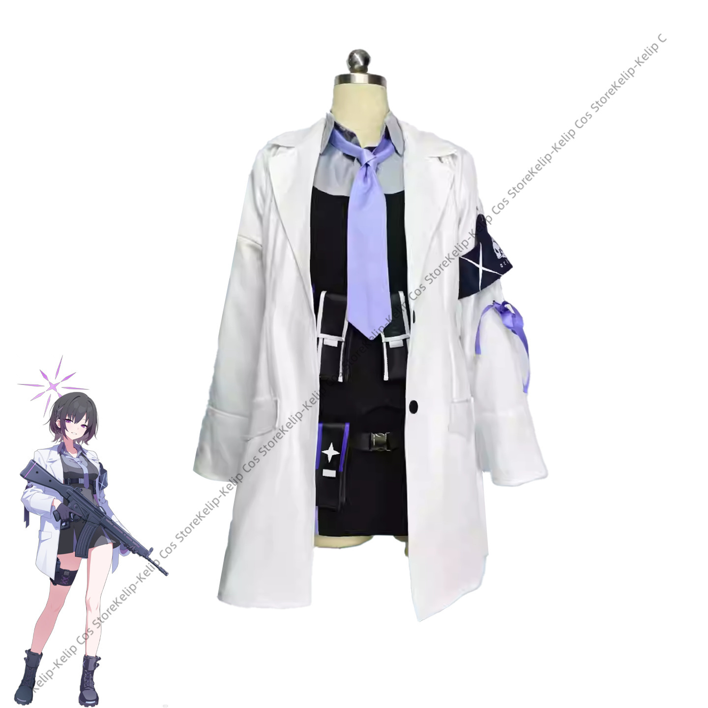 Kostum Cosplay Subaru Blue Arc - Techwear Pants Tactical ulasan dan harga