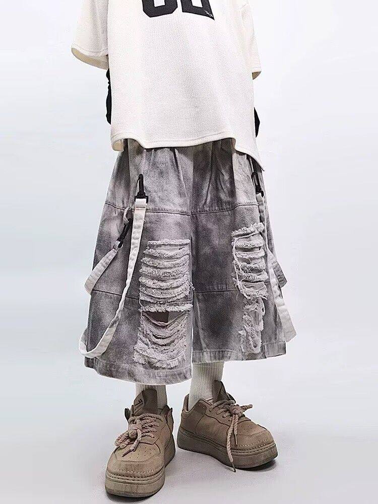 Celana Jeans Pria Retro Hip-ho - Street Fashion Style Male ulasan dan harga
