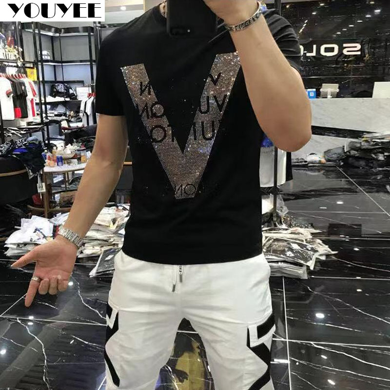 Kaus Desainer Pakaian Pria Mer - Street Fashion Style Male ulasan dan harga