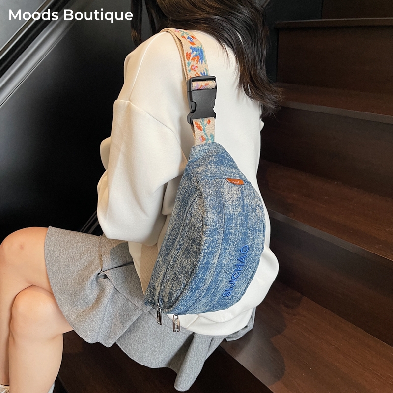 Tas Dada Biru Denim Untuk Wani - Street Fashion Trends 2025 ulasan dan harga